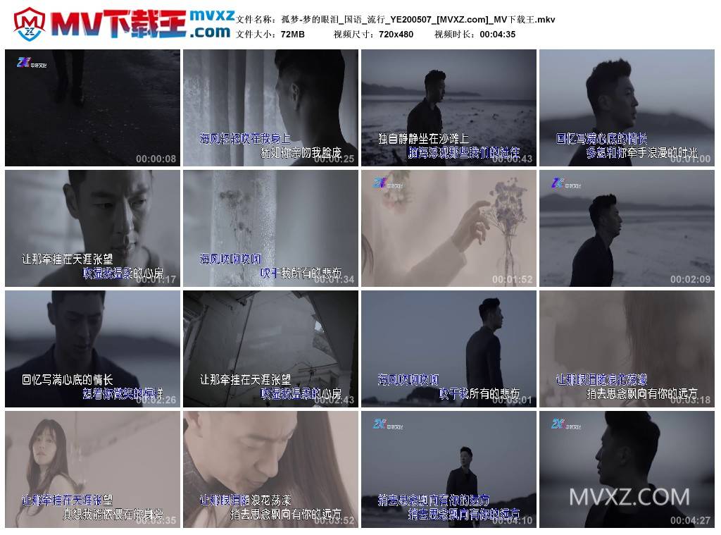 孤梦-梦的眼泪_国语_流行_YE200507